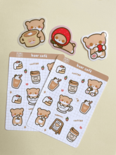 Kuppochino Cafe Bear Cafe Sticker Bundle