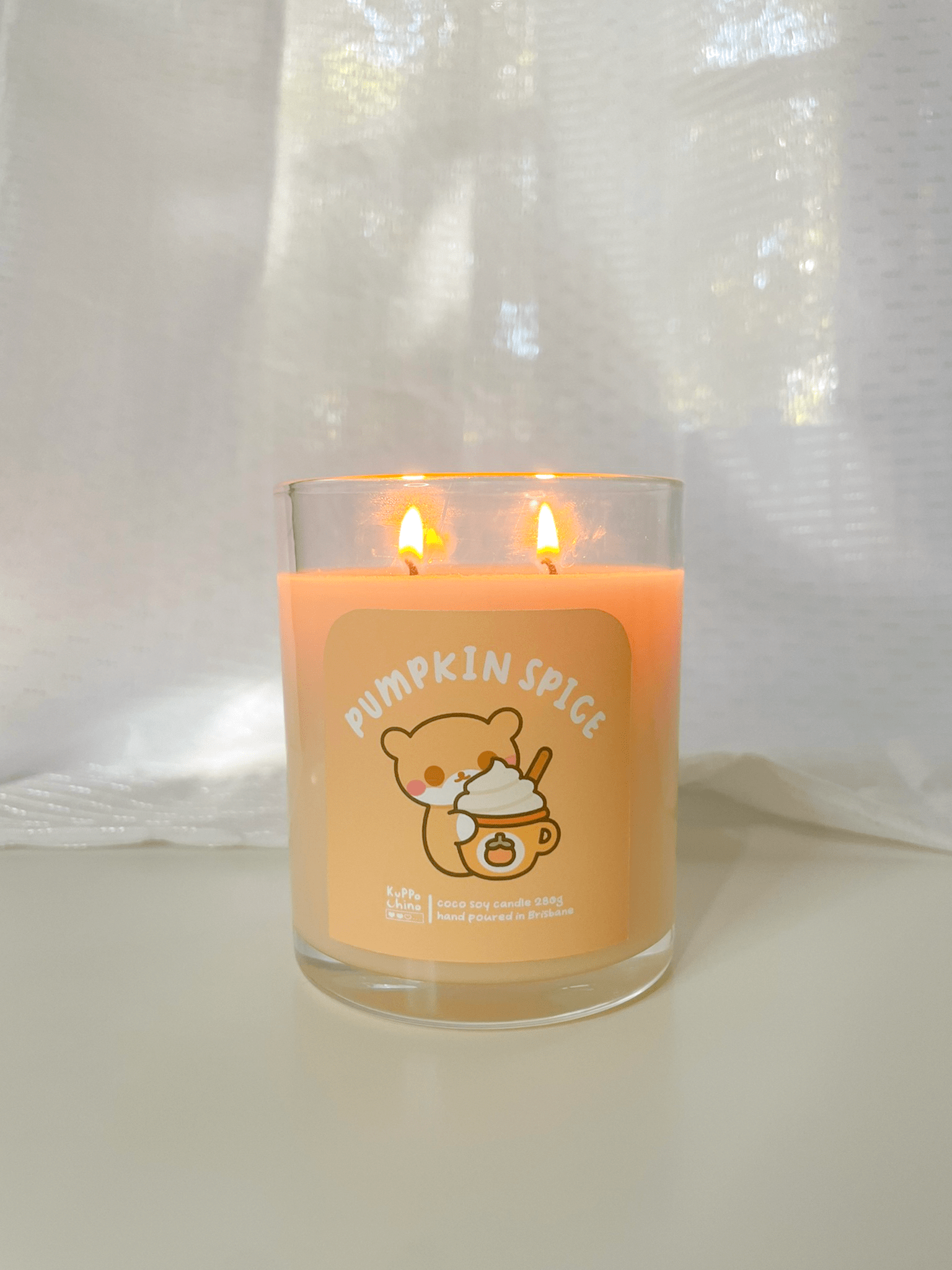 Kuppochino Cafe Pumpkin Spice Latte Candle (Limited Edition)