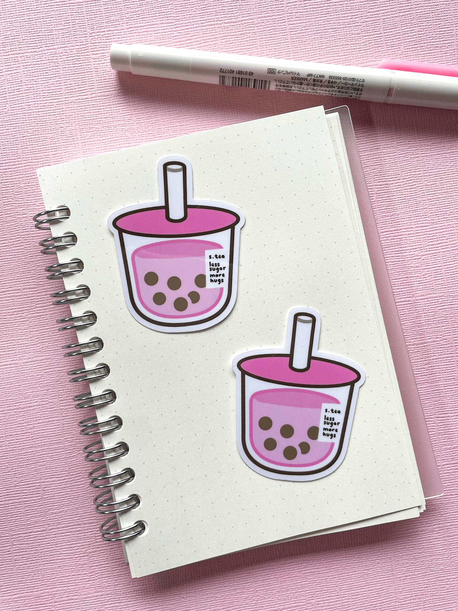 Kuppochino Cafe Strawberry Bubble Milk Tea