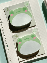 Kuppochino Cafe Froggy Shape Memo Pad