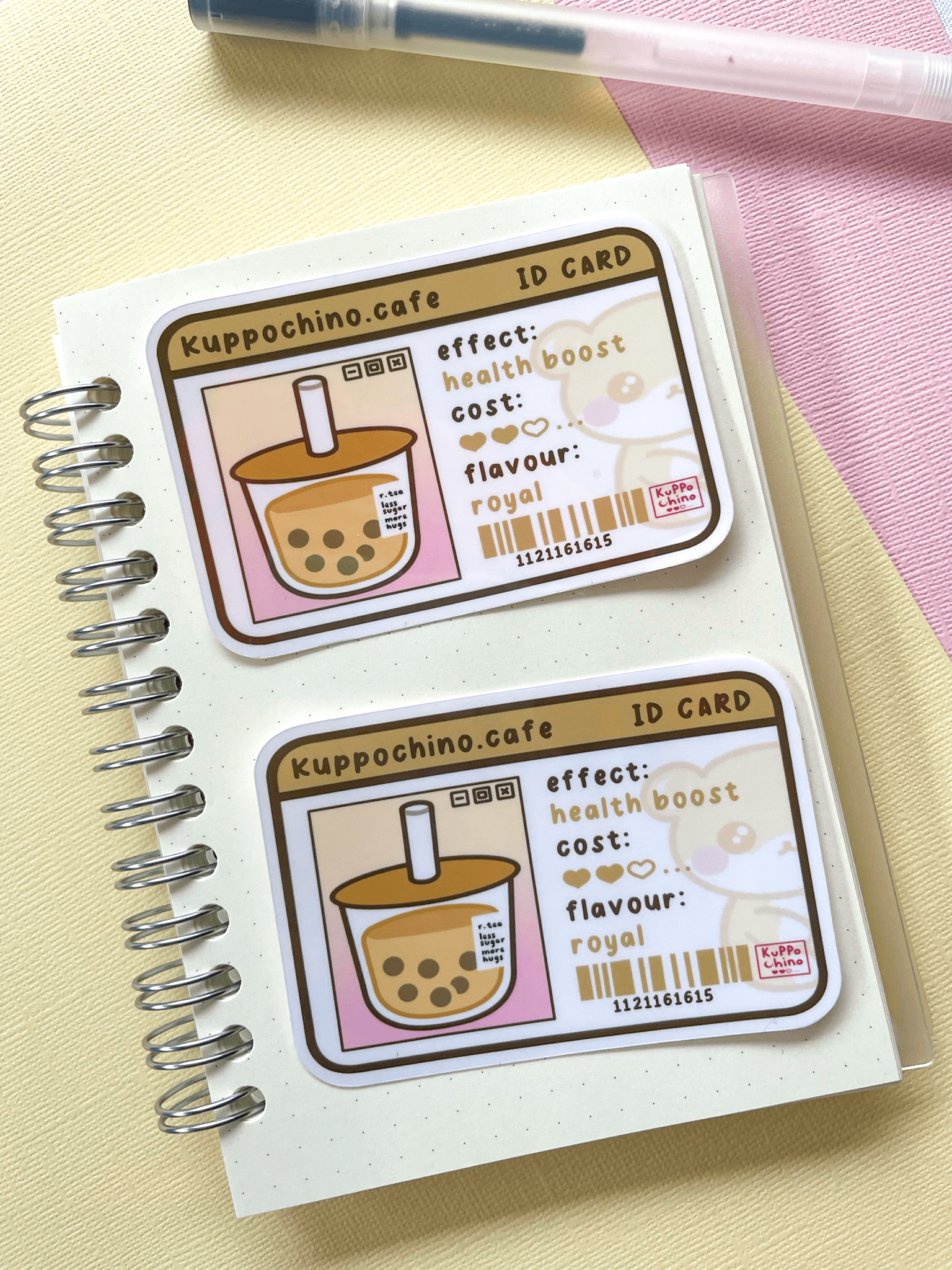 Kuppochino Cafe Royal Kawaii ID Cards